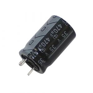 Condensateur Elko 10x radial 470µF 35V | Condensateur électrolytique jusqu'à 125°C | 470uF Electrolytic Capacitor from Elna (IT-Tronics GmbH, neuf)
