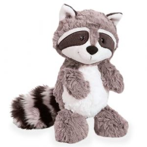 XNAUVOI Peluche Raton Laveur, Jouet en Peluche,Simulation Jouet en Peluche Raton Laveur Poupée Réaliste, Jouet Raton Laveur Doux pour Poupées en Peluche pour Enfants-28cm (guangxishuogulvsenongyeyouxianzerengongsi, neuf)