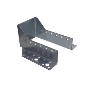 NAJDER Lot de 2 Sabots de Poutre 150 x 60 mm, Sabot de Charpente Type A, Connecteur de Poutre &agrave; Ailes Ext&eacute;rieures, Support en U Galvanis&eacute; pour Assemblage Solive Poteau Bois (NajderNet, neuf)