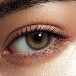 Elizzm Lentilles Couleur Gris Vert - 3 Mois, 1 Paire, Naturelle, Sans Correction &ndash; Ash Gray (izza.store, neuf)