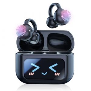 OBEST Écouteurs Traducteur AI, Traducteur Temps Réel avec 144 langues, Oreillette Traduction Antibruit Bluetooth 5.4, Écran Tactile LCD, Traducteur Vocal Instantané pour Voyage d'affaires et Quotidien (OBEST-SQ, neuf)