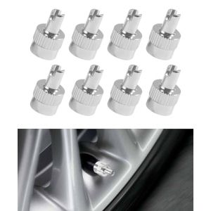 Flaconi 8PCS Bouchon Valve Pneu Voiture, Bouchon Pneu Voiture, Bouchon de Valve Voiture, Valve Pneu Voiture, Couvercle de Valve de Pneu de Voiture, Convient pour Voitures,VUS,Camions,Motos (shenhua auto, neuf)