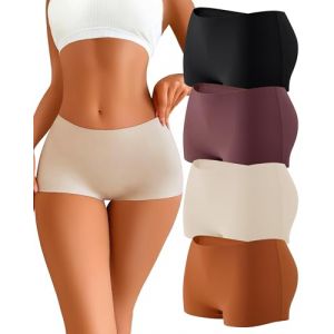 READY TO LOVE Boxer Femme Shorty Femme Invisible Culotte Couture sans Couture Invisible Boxers Short Slip Culottes et Slips Lot sous Vetements Feminins (READY TO LOVE DIRECT, neuf)