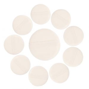 12 Pi&egrave;ces Puff de Ronde Lot de Houppettes et R&eacute;utilisables pour Convient &agrave; Types (Sonieg, neuf)