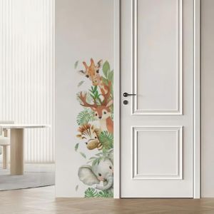 ANATTASOUL Autocollant Muraux,Stickers Muraux D&eacute;coratifs pour Cuisine,Autocollant Mural Animaux de La For&ecirc;t Aquarelle Restaurant Chambre Salon Salle &agrave; Manger D&eacute;coration(2pcx96x30cm) (ANATTASOUL FR, neuf)
