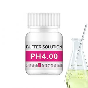 cypreason Solution d'étalonnage PH Solution d'étalonnage testeur pH - Flacons réutilisables 50 ML Solution d'étalonnage pH 4,00, 6,86, 9,18 (xuaesiy, neuf)