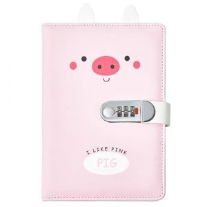 NectaRoy Journal Intime Enfant, Carnet de Note, A5 Carnet Secret Fille, Carnet de Voyage, Journal intime Gar&ccedil;on Code(Conception de l'oreille), Pour Bureau Scolaires &Eacute;tudiant Papeterie, 22x15cm (LC online, neuf)