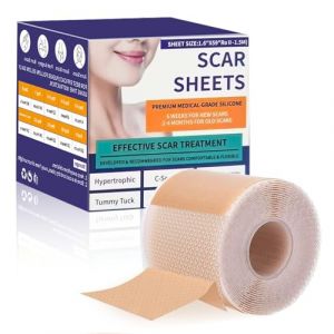 Pansement Silicone Cicatrice, 4 X 150cm Silicone Scar Sheets, Pansement Anti UV, Non-m&eacute;dical, Respirant, Imperm&eacute;able, R&eacute;utilisable Cache Cicatrice Soleil Pour Les Cicatrices Qui S'estompent (Violet) (BIABRSCAT S.R.L., neuf)