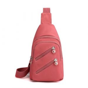 FANDARE &Eacute;l&eacute;gante Sac &agrave; Poitrine Femme Bandouli&egrave;re Sacoche Dame Sacs traversants Sacs &agrave; Dos port&eacute; Travers avec Trou pour &eacute;couteurs Sac port&eacute; &eacute;paule Voyage Sac Messager Outdoor Urbain Sac de Sport (O&Uuml; HULGY, neuf)