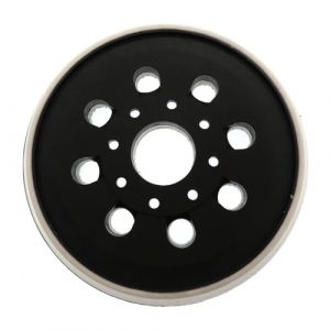 Biglumin Disque de polissage - Plateau de Ponçage Ø 125 mm avec Hook et Loop 8 Trous Compatible avec Bosch PEX 220 A, PEX 220 AE, SKIL 7402/7490 Ponceuse Excentrique par Poweka. (Biglumin, neuf)