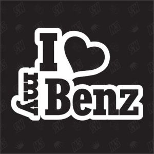 I Love My Benz ? Stickers Mercedes Daimler (speedwerk-motorwear, neuf)