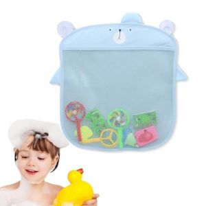 COYUN 1 Pcs Filet Rangement Jouet Bain,Range Jouet Baignoire et 2 Crochets, Filet Jouet Bain Bebe,Organisateur de Jouet de Douche, Rangement Jouet Bain, Sac de Rangement Jouet Bebe Salle de Bain, Bleu (HLWA RETAILS LTD UKSTORE, neuf)
