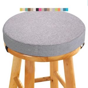 Coussin de Tabouret Ronde - Galette de Chaise Ronde Confortable - 30/35/40/45/50cm - Coussin de Chaise pour Salle à Manger, Cuisine, Bureau, Bar, Jardin, Intérieur/Extérieur(A7,40x8CM/15.7x3inch) (Fengzi Comprehensive, neuf)