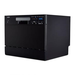 MEDION Lave-vaisselle de table DWT 60 (capacit&eacute; 6 couverts, 7 programmes, affichage LED, 47 dB, MD37496), noir (medionshop-deutschland, neuf)