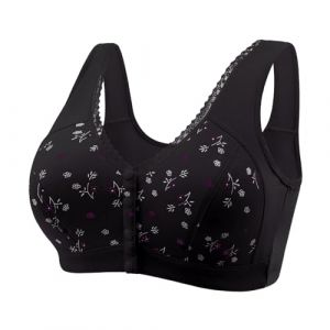 Chanpning Soutien Gorge Ouvert Devant sans Armature Brassière Sport Ouverture Devant Soft BH Soutien-Gorge Femme Soutien Gorge Pas Cher Brassières Fitness Yoga Sleep Lingerie (Blingko, neuf)