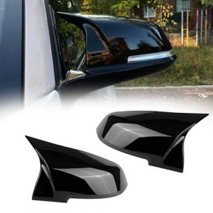 Altsbaos Compatible avec Coque Retroviseur F20 F21 F22 F23 F87 F30 F31 F34 F32 F33 F36 i01 E84 Coque de Rétroviseur série 1 2 3 4 i3 x1 Capuchon de Rétroviseur Gauche + Droite-Noir Brillant (Yabaosi Store, neuf)