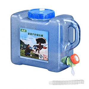 Lanru 5L-25L Reservoir Eau Camping Car Caravane - Jerrican d'eau Jerrican Alimentaire avec Robinet Et Poignée - Bidon d'eau pour Boire De l'eau Potable en Extérieu Camping Et Randonnée (Manolyee, neuf)