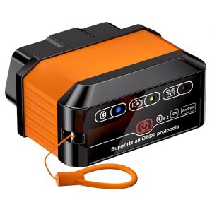 OBD2 Diagnostic Auto OBD, Adapter de Diagnostic OBD2 Bluetooth 5.2 pour Voiture, Valise Diagnostic Français Voiture Multimarque pour iOS Android, Lecteur Code Moteur avec Systèmes Diagnostique Complet (yanghaostore, neuf)