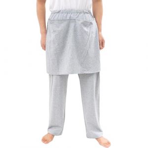 Celanisai Pantalon de pyjama l&eacute;ger pour homme pour un usage quotidien avec entrejambe ouvert - Pantalon de pyjama l&eacute;ger - Couleur unie - Pantalon de pyjama doux et confortable, O gris., L (Bieuzhlo, neuf)