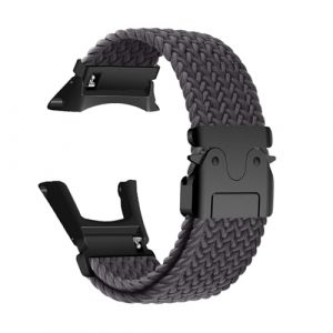 Tressé Bracelet en Nylon Compatible avec Suunto Ambit 3/3 Run/2/2R/2S/1/Sport Bracelet, Réglable Boucles Latérales en Métal Sport Hommes Femmes Bande de Rechange pour Suunto Ambit 3 Sangles (22) (Kemikeji, neuf)
