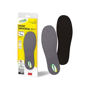 Semelles Noene NO2 Antishock pour chaussures de sport parfaites pour le sport et pour la vie quotidienne idéales pour les hommes et les femmes h: 2 mm - 46 (Change for sport, neuf)