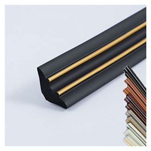 5M Moulure autocollante flexible Quart de rond PVC, Bande de calfeutrage étanche, garniture pour moulage, calfeutrage et de garniture auto-adhésif, pour mur, plafond, armoire, comptoir, bords de sol e (Hardware Furniture Store, neuf)