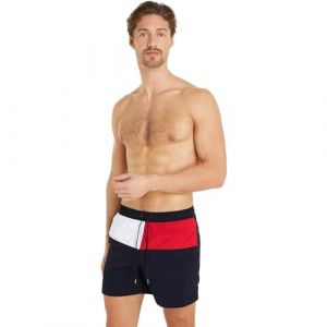 Tommy Hilfiger Maillot De Bain Homme Medium Drawstring Long, Bleu (Desert Sky), M (Beach11 | Viennawear, neuf)