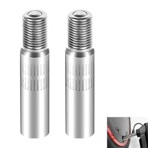 2 Pi&egrave;ces Extension de Valve de Pneu 39mm en Alliage d'Aluminium, Rallonge Valve Pneu Trottinette, Adaptateur Gonflage pour Xiaomi M365, Trottinette &Eacute;lectrique, Dualtron, Moto, Camion, Anti-Fuite (lushanxianyafengshangmaoyouxiangongsi, neuf)