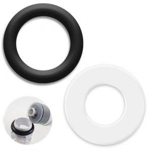 2 Pi&egrave;ces Joints R&eacute;servoir pour Geberit, Joints de Cloche de Bassin et de Siphon, &Oslash;63 x 32 mm et &Oslash;68 x 46 mm, Compatible avec R&eacute;servoirs 816.418.00.1 818.109 240.282.00.1 890.615 (JiuJieTuGei, neuf)