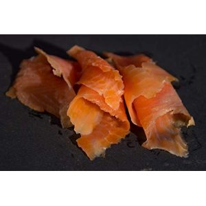 LE FUMAGE DES VOLCANS, filet de truite pr&eacute;tranch&eacute; fum&eacute; au bois de h&ecirc;tre - 1 kg (Frais Livr&eacute;, neuf)