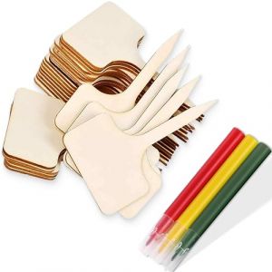 PEVRUAY 50 Pi&egrave;ces Etiquette Jardin Exterieur, Etiquette Pour Plante Bambou, Etiquette Potager,Etiquettes Semis,Convient aux L&eacute;gumes Succulents et Aux Fleurs-Forme T (CHEN LONG DE DIAN, neuf)