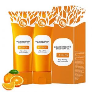 Gel Exfoliant Orange Pour Le Visage,Gel Exfoliant Orange,Gelee Eclaircissante Gommage,Gommage Visage Aux Enzymes Purifiante,Nettoyage En Profondeur,Réduire Les Points Noirs & Pores Dilatés (2PC, 50g) (BaiYuZ, neuf)