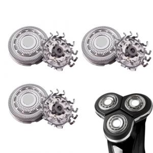 GNHG Lot de 3 SH90 Tete de Rasoir pour Philips Serie 9000, t&ecirc;tes de rechange pour rasoir &eacute;lectrique avec lame tranchante, compatibles avec la s&eacute;rie de rasoirs 9000,Accessoires de rasage (GNHG, neuf)