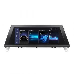 Autoradio Linux MAVYULQEF à démarrage Rapide Compatible avec BMW X5 X6 E70 E71 (2011-2013) Mise à Niveau CIC iDrive | Bluetooth/CarPlay sans Fil/Android Auto | Conservation des Commandes OEM (HUAYAOTAI, neuf)