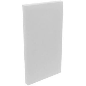 STOP SOUND Panneau acoustique 124x64x5 pour studio, bureau, maison, haute qualité, absorption du bruit (Blanc) (Home Design24, neuf)