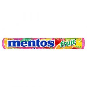 Mentos - Rouleau fruit - lot de 12 rouleaux de 38 g (Jalpur Millers Online, neuf)