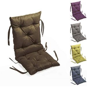 sunnypillow Coussin pour Banc de Jardin 50 x 50 x 50 cm - Matelas Exterieur, Interieur - Coussins Assise & Dossier Souples - Confortable Coussins pour terrasse, Balcon, Banquette - Brun (Globix24, neuf)