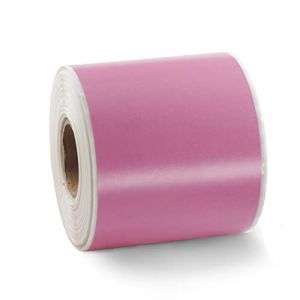 BETCKEY - 1 Rouleau 99019 Étiquette couleur Compatible avec DYMO S0722480, 59mm x 190mm, 150 Grandes Étiquettes Pour Classeurs À Levier(Rose) Pour DYMO LabelWriter 450, 4XL, NON Pour 550 ou 5XL (BETCKEY-EU, neuf)