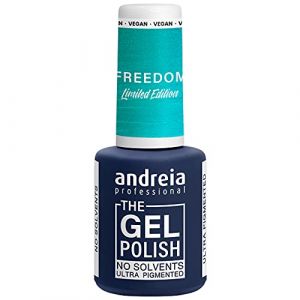 Andreia Professional – Le vernis gel – Gel sans solvant – Collection limitée – Couleurs (FM1 Holographic Teal) (LEGEND'HAIR DELTA BEAUTE DISTRIBUTION, neuf)