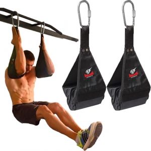 Sangles Abdominales – Ab Straps – Sangles pour Exercices Abdominaux – Slings pour Barre de Traction – Entraînement Abdos et Relevés de Jambes – Fitness et Renforcement Musculaire – Soutien des Bras (Armageddon Sports, neuf)