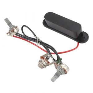 Micro de Guitare à Bobine de Guitare pré-câblé à 6 Cordes, Faisceau de Câblage de Micros de Guitare avec Contrôle de tonalité de Volume, Prise Directe Intégrée pour Guitare (Dweekiy, neuf)