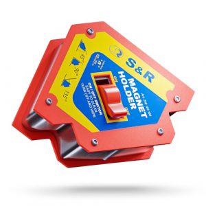 S&R Aimant de Soudeur Equerre Magnétique Soudure commutable On/Off. Positionneur angle 45°-90°-135° (Werkzeugbar, occasion)
