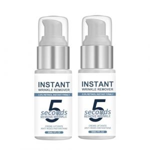 Creme Anti Rides Femme,Wrinkle Power,Cr&egrave;me Anti-Rides Instantan&eacute;e,2.5% Retinol Instant Firmly,Combleur Rid&eacute;s Immediat,Filling Effet Imm&eacute;diat,Creme Hydratante Visage Homme Femme (2) (BaiYuZ, neuf)