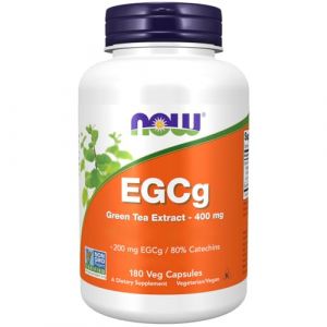 Now Foods, EGCg, Extrait de Thé Vert, 400 mg, 180 Capsules végétaliennes, Testées en Laboratoire, Sans Gluten, Sans Soja, Végétariennes (NaturProdukte, neuf)