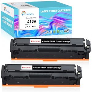 Clywenss 410A Lot de 2 cartouches de toner noires compatibles avec HP CF410A CF410X 410X pour Color Laserjet Pro MFP M477fnw M477fdn M477fdn M452dn M452nw M377dw M477 M452 M377 2300 0 pages par (Yongyu-1, neuf)