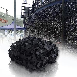 Filet Camouflage De Jardin Noir, Filet D'ombrage pour Pergola, 2x4m Filet De Camouflage Renforcé Militaire, Couverture De Voiture, pour Décoration Chasse Camping (TIANLUO NET STORE, neuf)