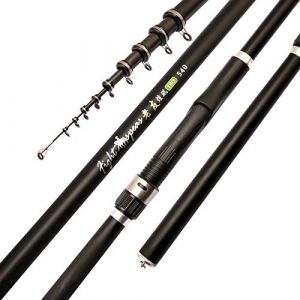 TUANZUN Canne a Peche,Canne a Peche au Coup Portable Rock 2.4m 3.6m 4.5m 5.4m 6.3.0M 7.2m Carpe Rod télescopique mer Canne à pêche Canne à Lancer en Fibre de Carbone Ultra-léger Dur(6.3 m) (Yuanzhunsm.store, neuf)