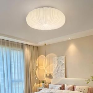 GUANSHAN Lustre LED blanc citrouille Lustre nuage citrouille Lampe suspendue dessin animé Lampe suspendue Plafonnier Luminaire de plafond pour chambre à coucher, chambre d'enfant (Yoouu, neuf)