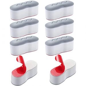 8 Pièces Tampons Abattant WC Patins Pare-chocs de Siège de Toilette Patins pour Abattant de Toilette Butoir Universel pour Couvercle de Toilettes (ZHANG FUDONG DE SHOP, neuf)