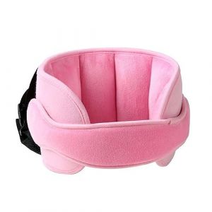 LATRAT Ceinture d'aide à la Tête pour Siège d'auto pour Enfant, appuie-tête réglable pour siège de sécurité enfant, Confortable Cale Cou Oreiller Tête Fixation Holder Repose Protéger Coussin (Rose) (LATRAT Direct, neuf)